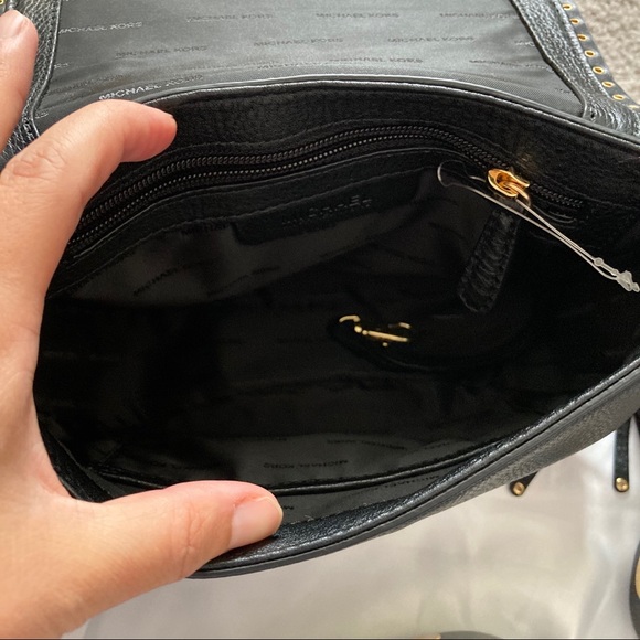 Michael Kors MK Brooklyn saddle bag medium size crossbody bag NWT - Picture 14 of 15